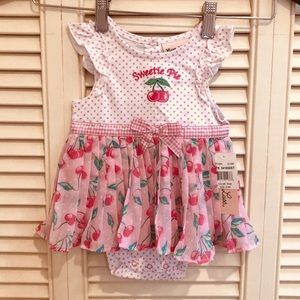 NEW “sweetie pie” pink 🍒 onesie